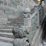 佛教 佛山 古建筑 寺庙 台阶 石刻