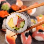 寿司 紫菜包饭 饭团 美味 日料 筷子 食物