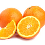 新鲜的水果，鲜美多汁的橙子，切开的橘子